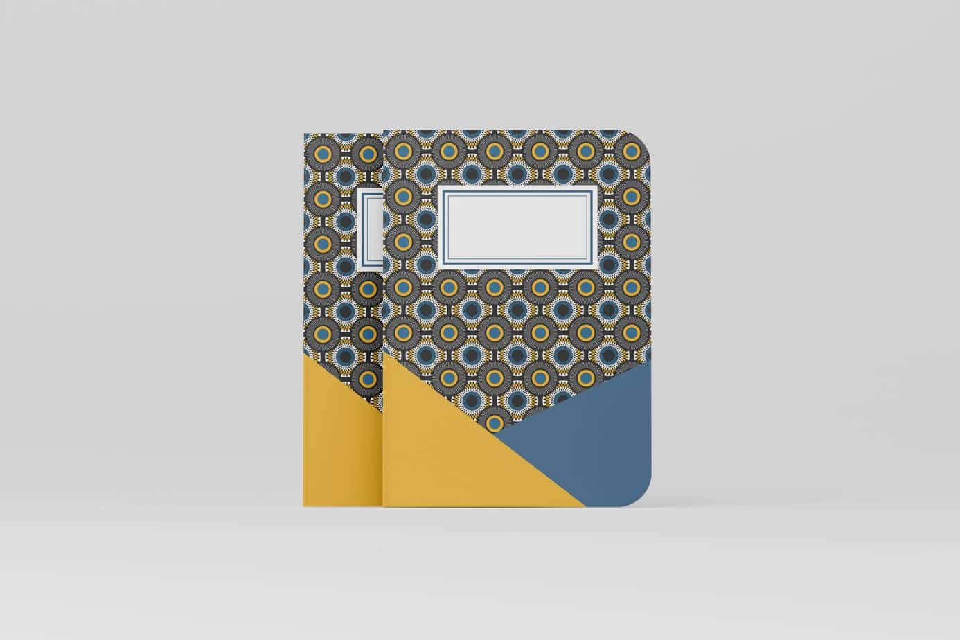 Ankara Wax #5 - Pocket Jotter - Set of Two