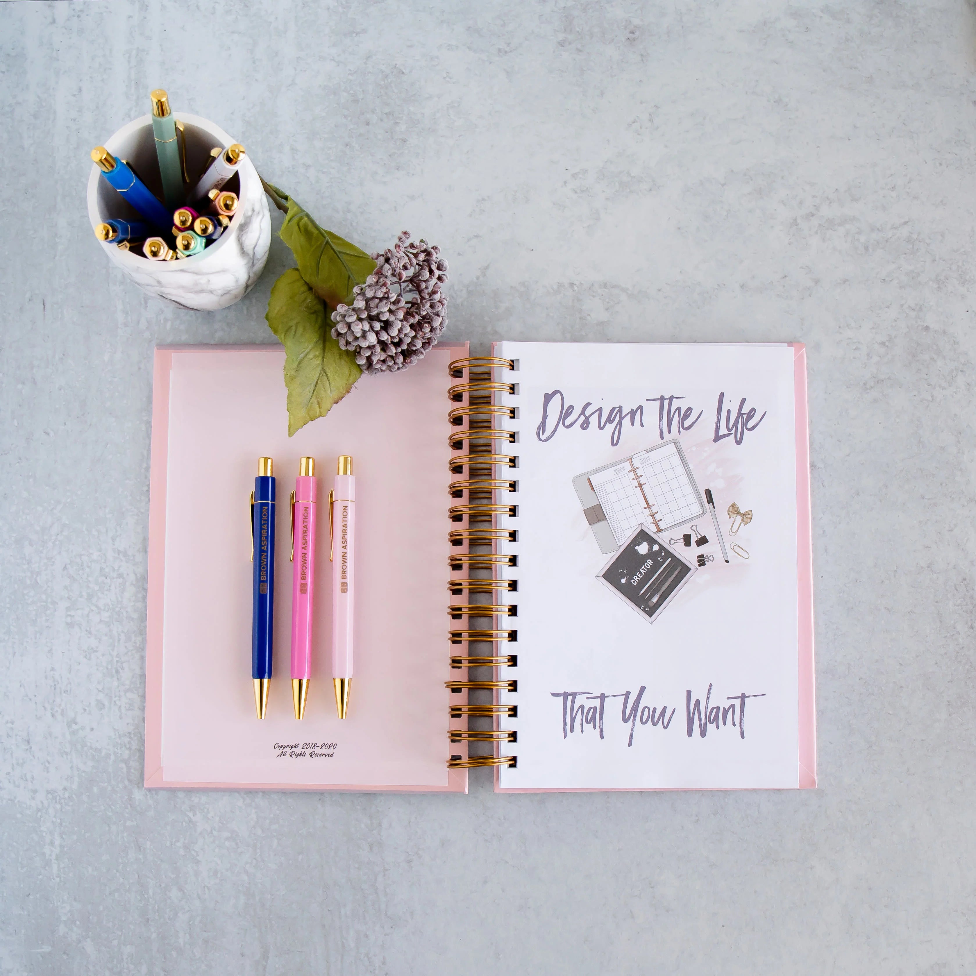 Building My Legacy - Undated, 7"x9" Hard Cover Planner