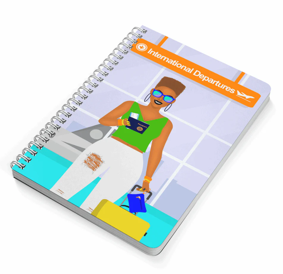 International Departure - Spiral Notebook