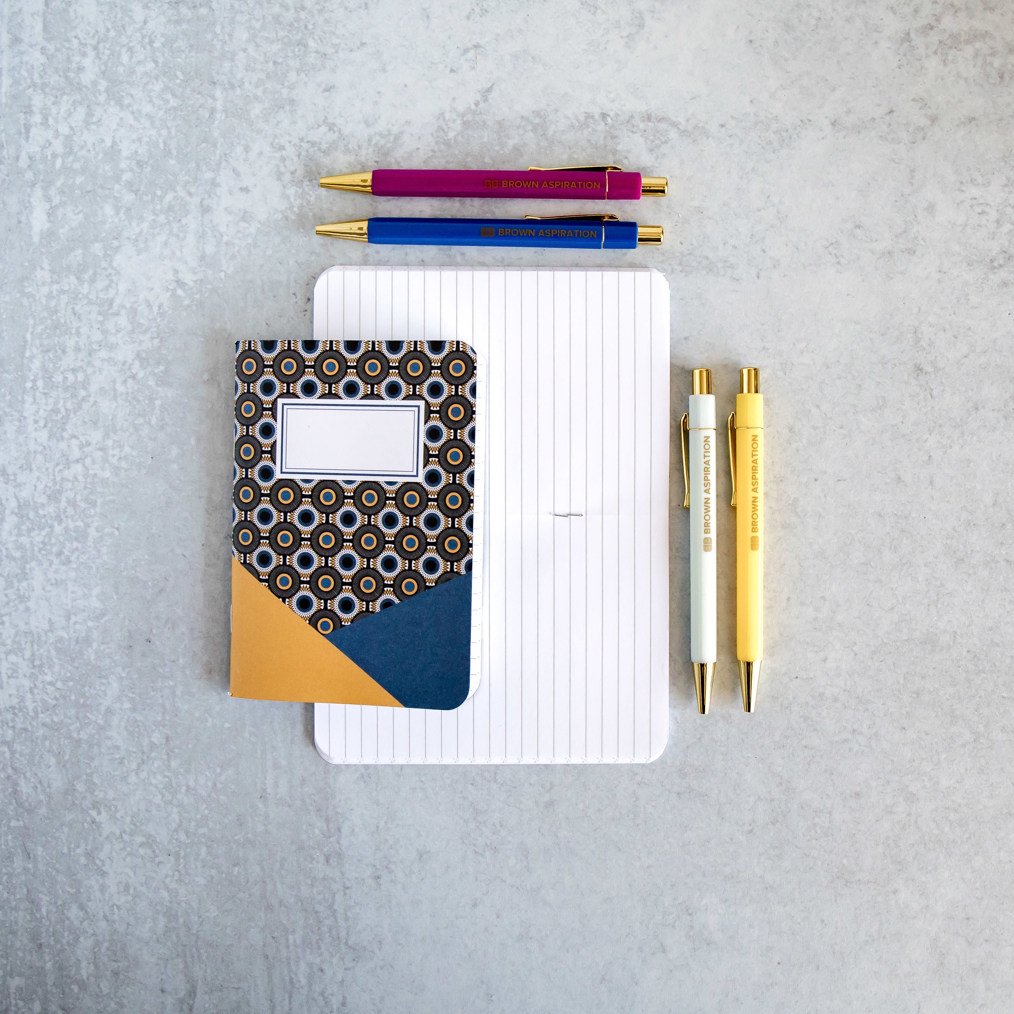 Ankara Wax #5 - Pocket Jotter - Set of Two