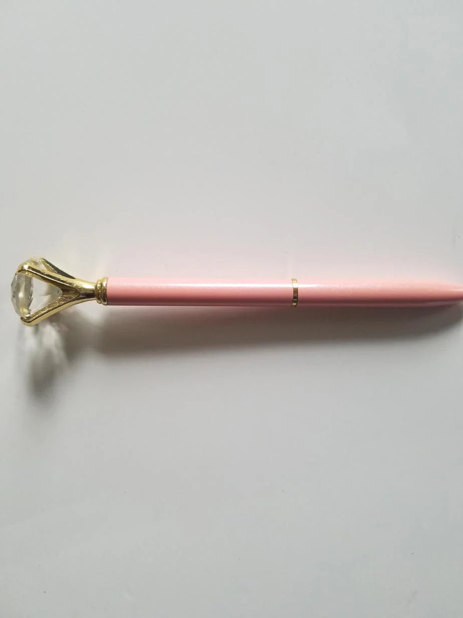 Pink - Glam Diamond Head Pen