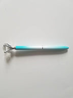 Turquoise and White - Glam Diamond Head Pen