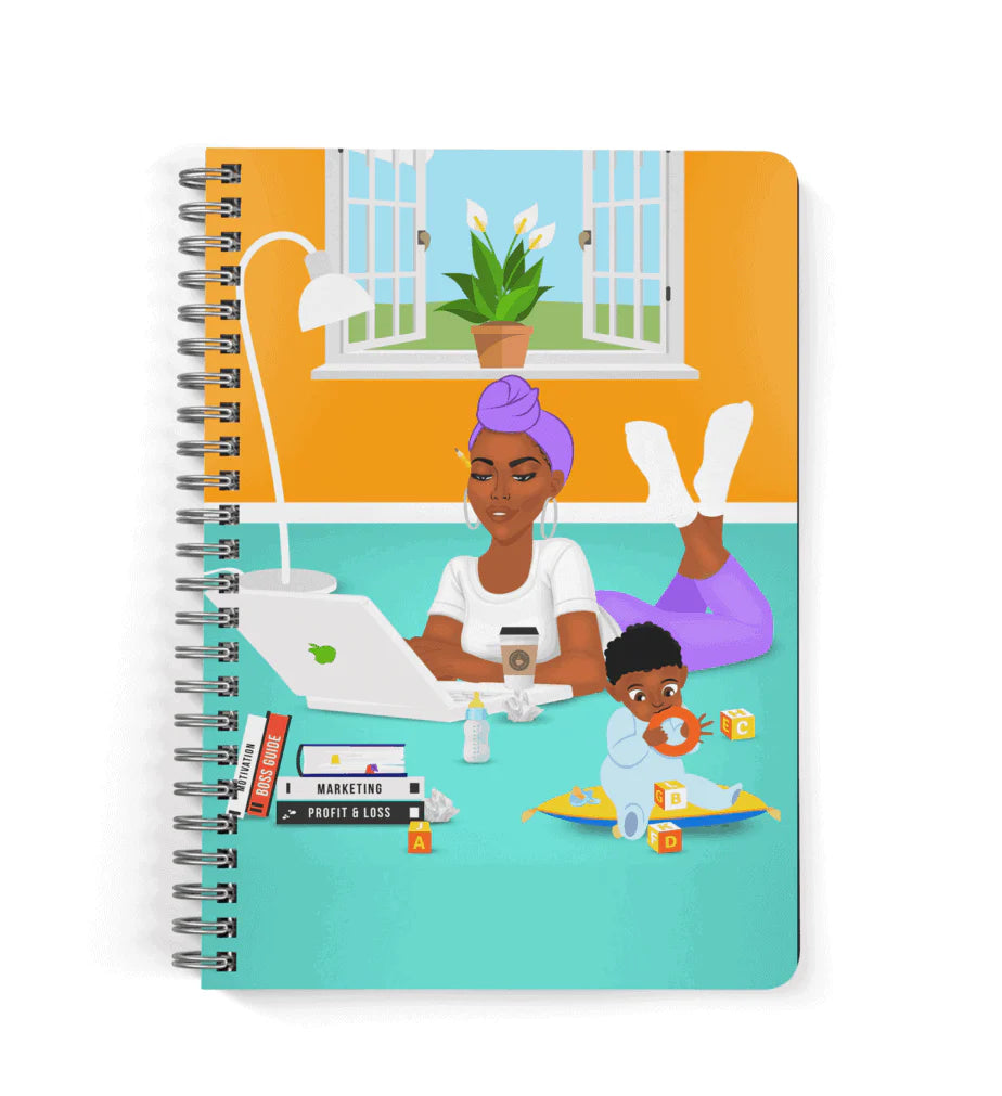 Mompreneur - Spiral Notebook
