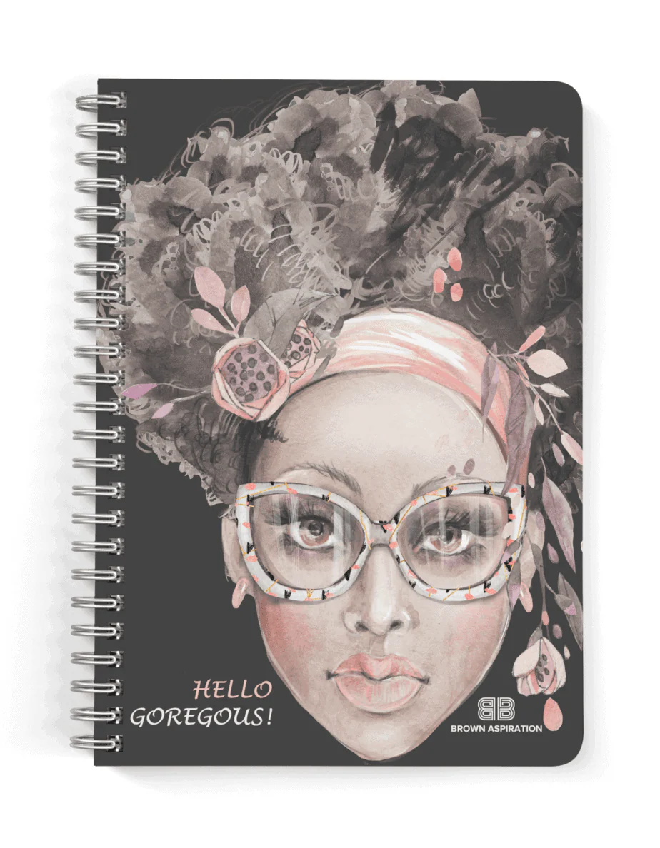 Hello Gorgeous - Undated, 7"x9" Hard Cover Life Planner