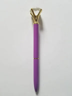Purple - Glam Diamond Head Pen