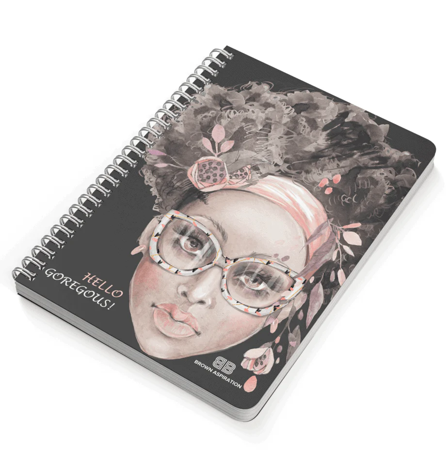 Hello Gorgeous - Undated, 7"x9" Hard Cover Life Planner