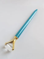 Turquoise - Glam Diamond Head Pen