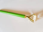 Green - Glam Diamond Head Pen
