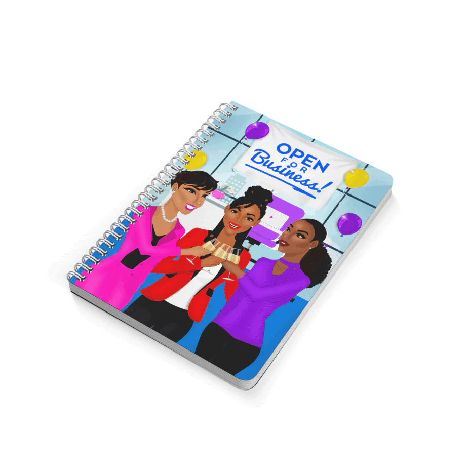 Open For Business - Spiral Notebook