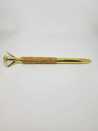 Gold - Glam Diamond Head Jeweled Pen