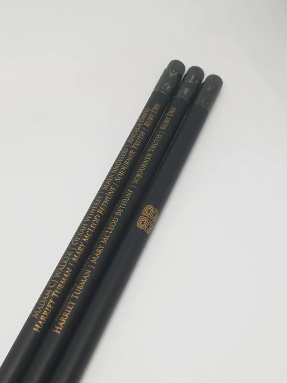 Black Women of Excellence #2 Pencil Pack - Black Matte