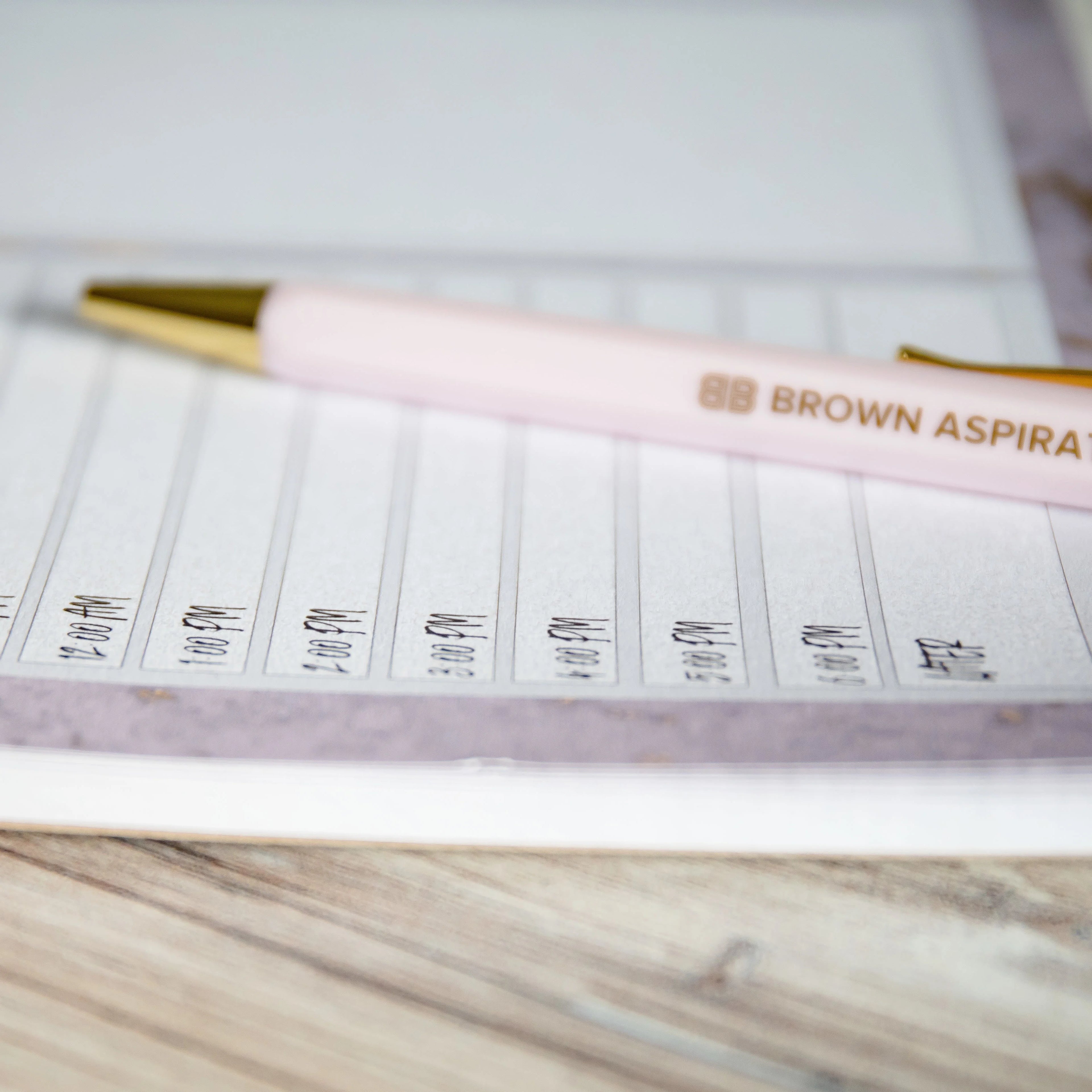 My Day On Display - Daily Planner Notepad with 50 Undated 8.5 x 11" Tear-Off Sheets