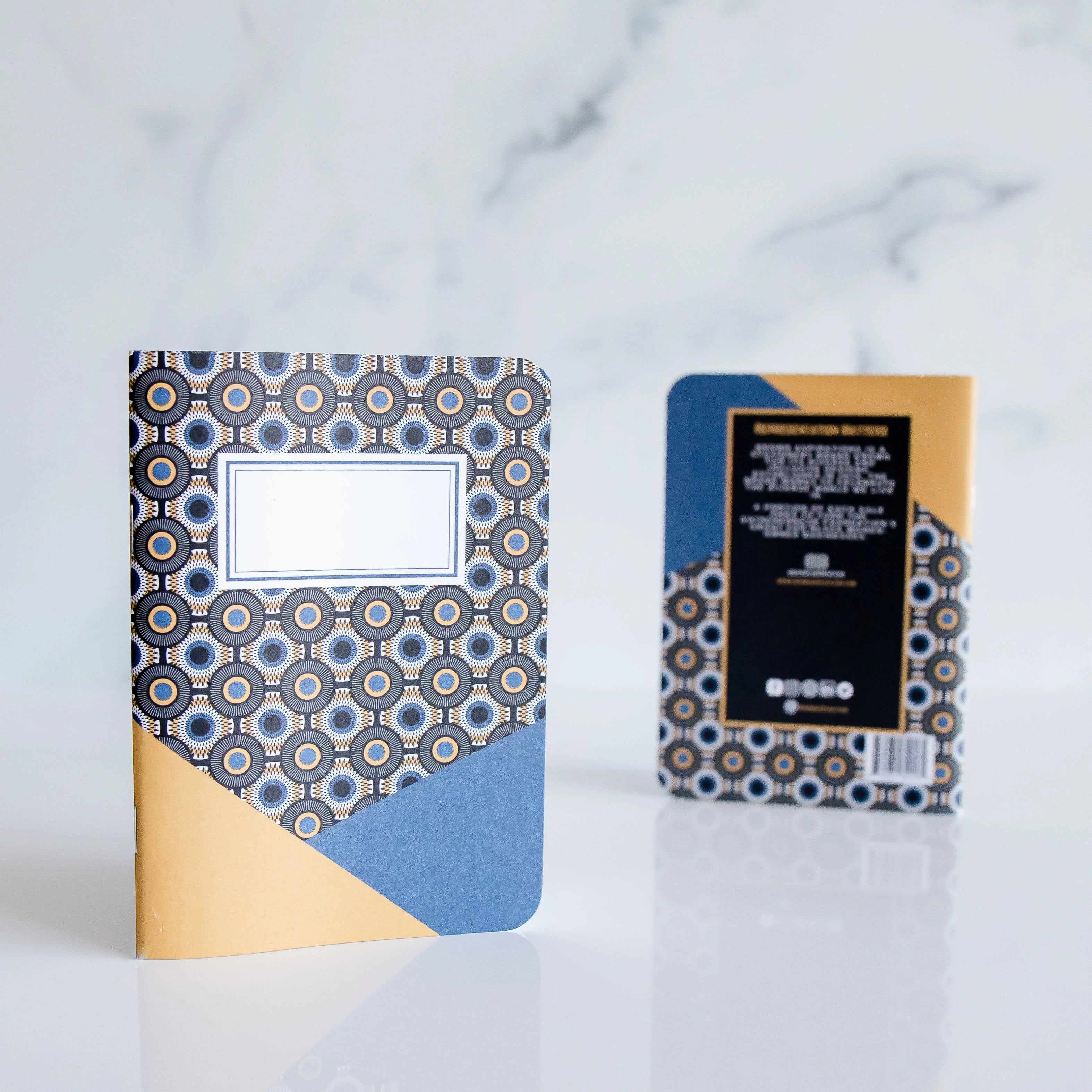 Ankara Wax #5 - Pocket Jotter - Set of Two