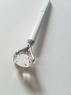 White - Glam Diamond Head Pen