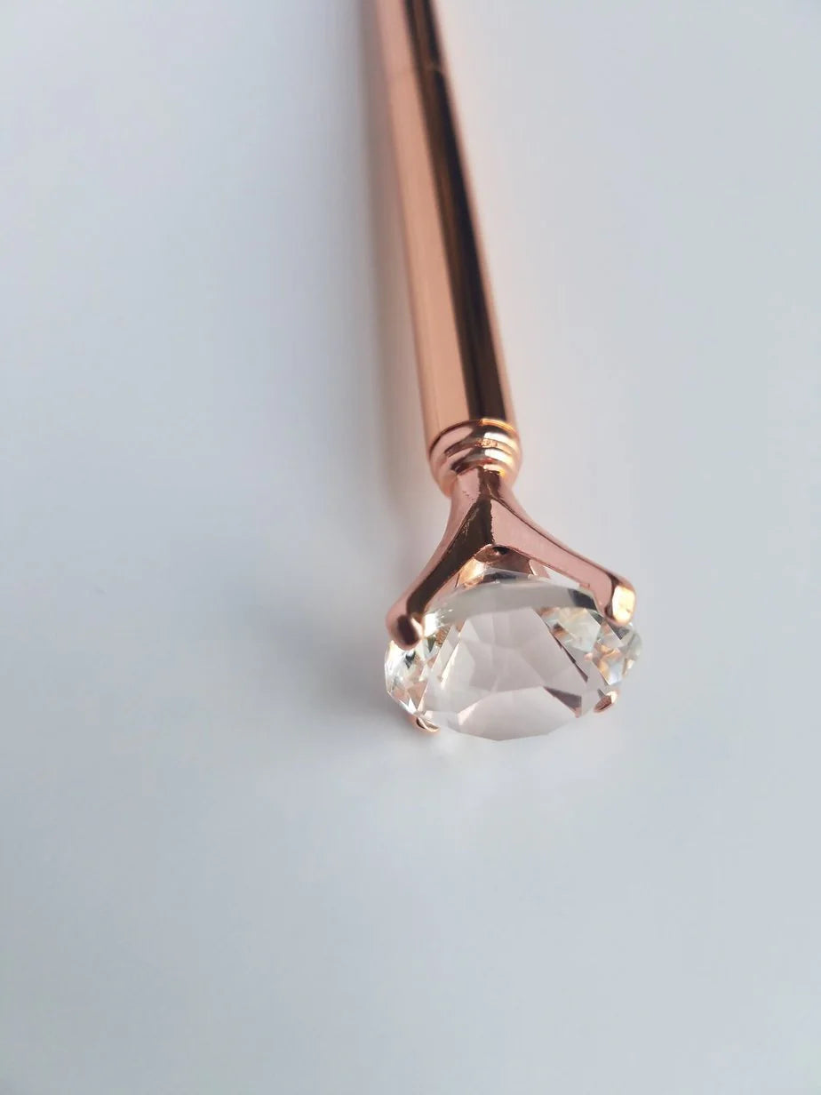 Rose Gold - Glam Diamond Head Pen