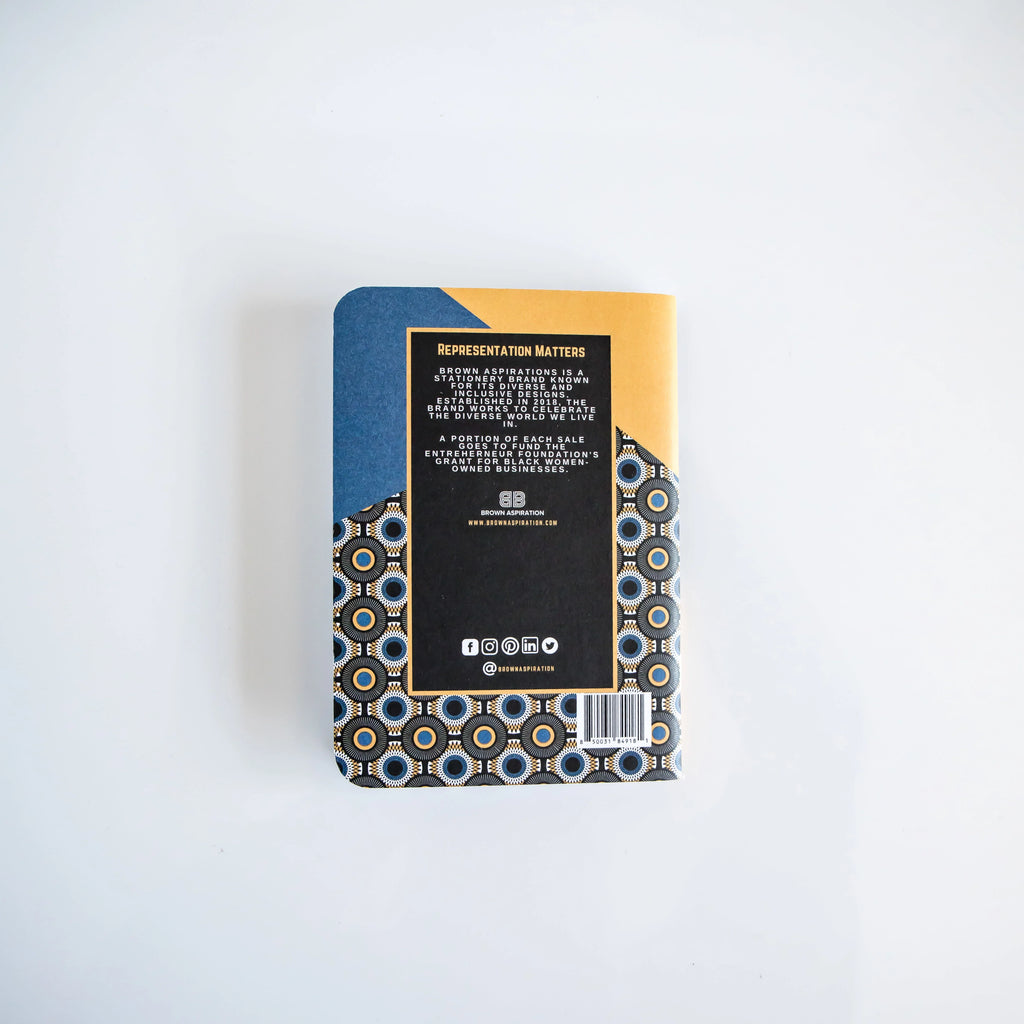 Ankara Wax #5 - Pocket Jotter - Set of Two