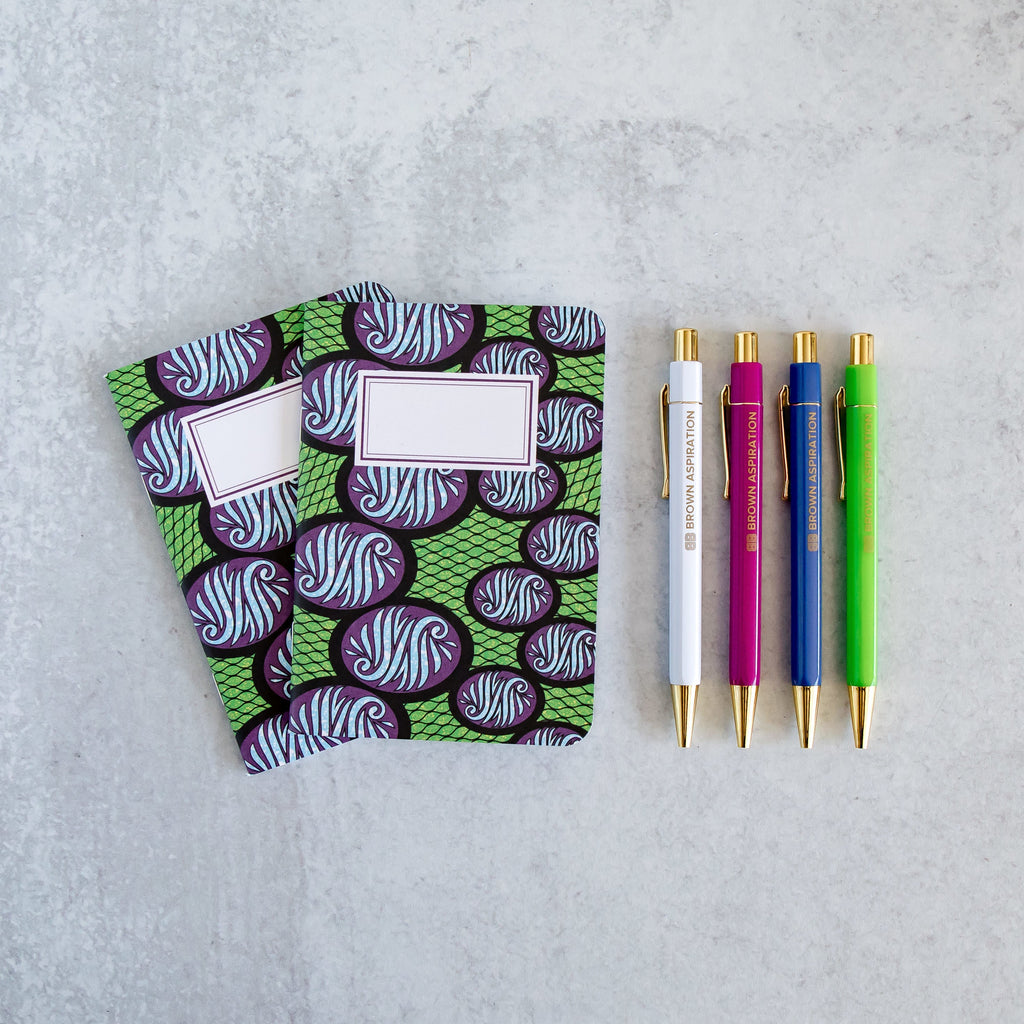 Ankara Wax #4 - Pocket Notebooks - Set of Two