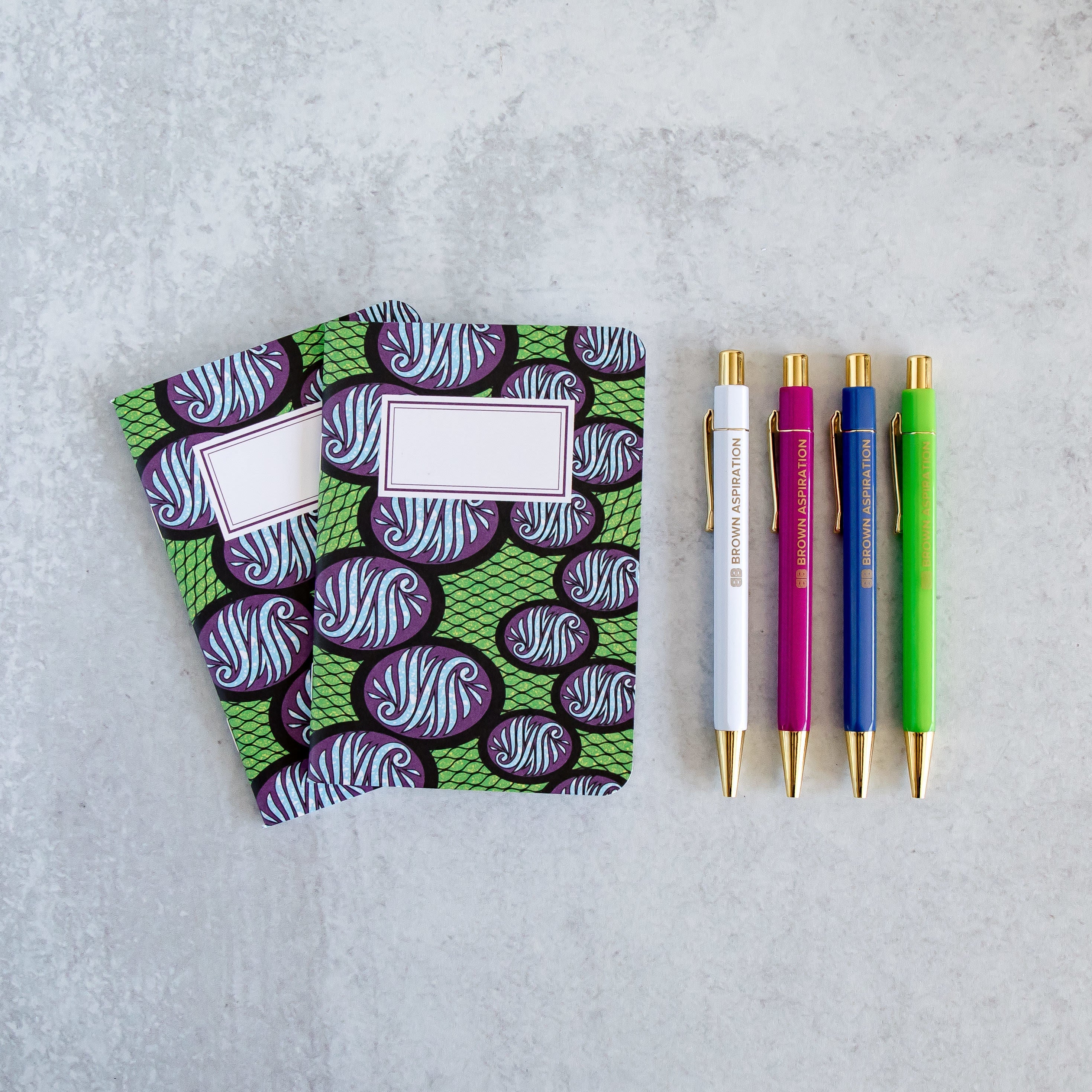 Ankara Wax #4 - Pocket Notebooks - Set of Two