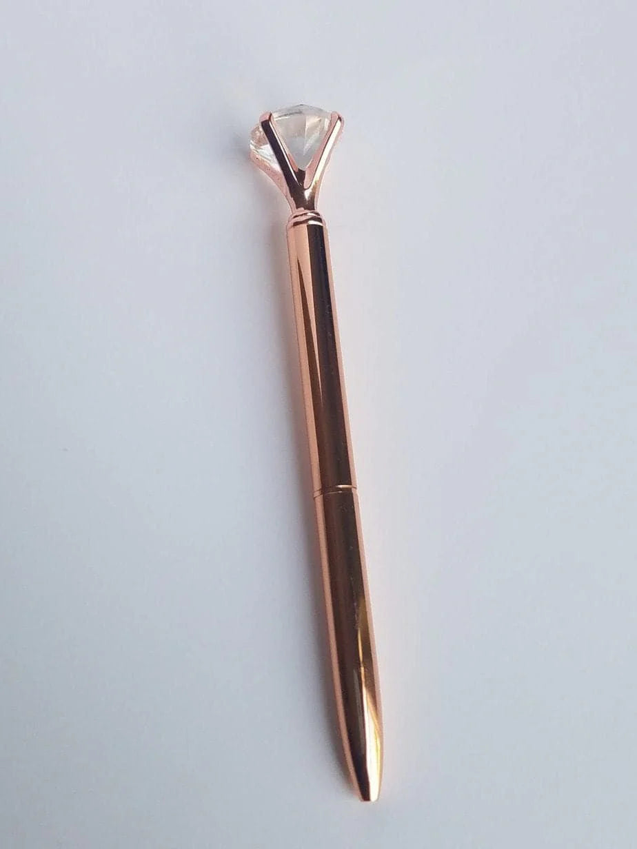 Rose Gold - Glam Diamond Head Pen