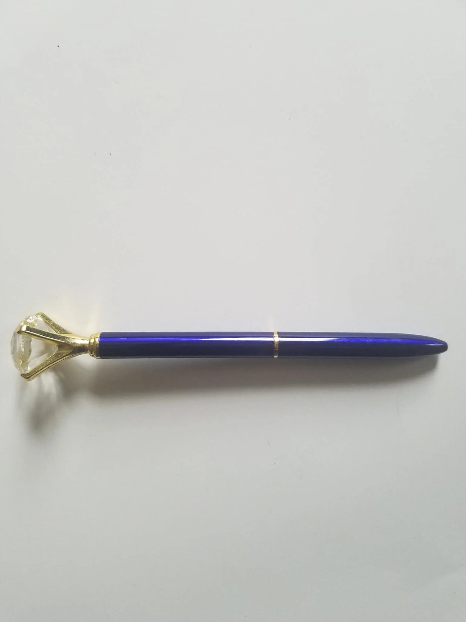 Navy - Glam Diamond Head Pen
