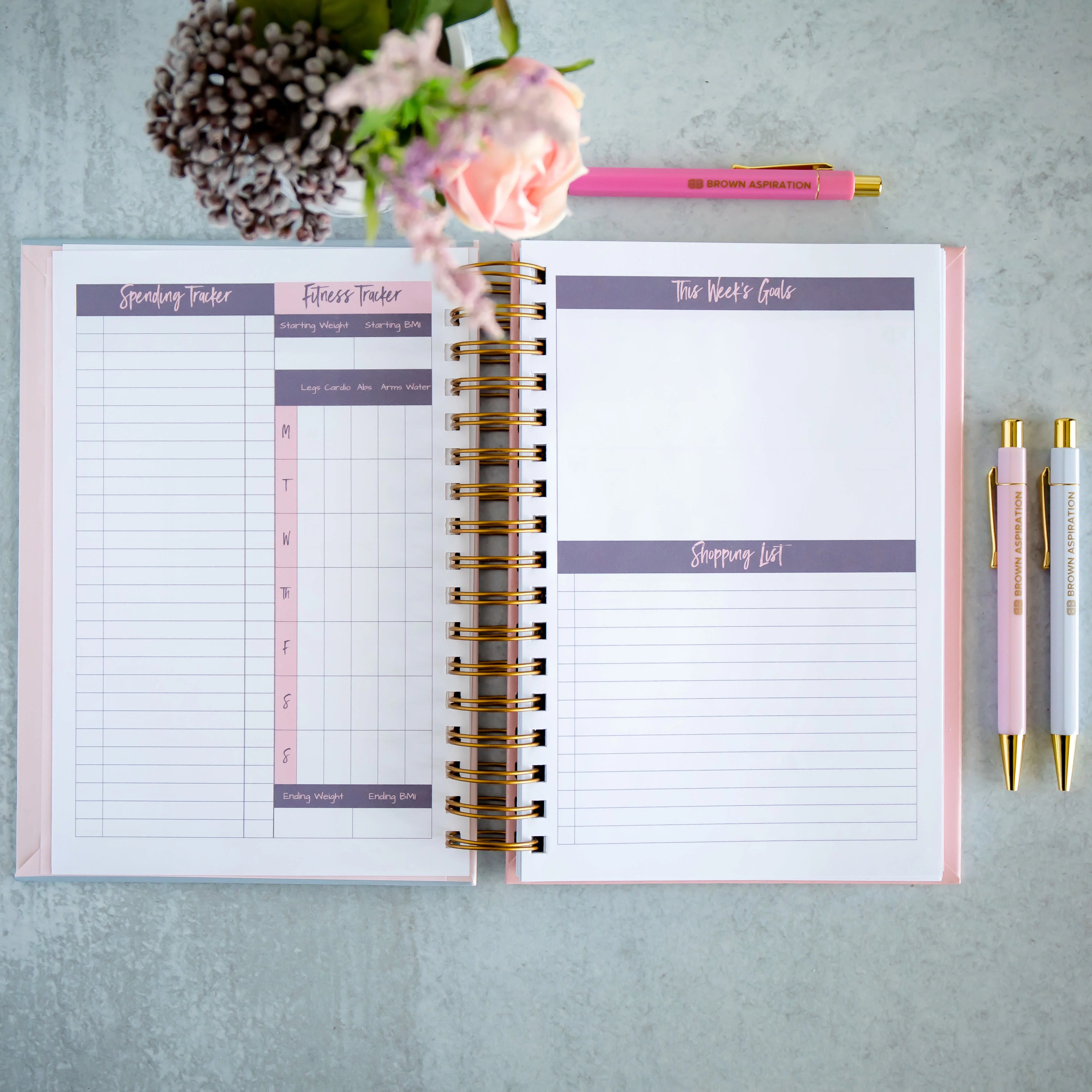 Woman of Worth - Undated, 7"x9" Hard Cover - Weekly Monthly - Life Planner