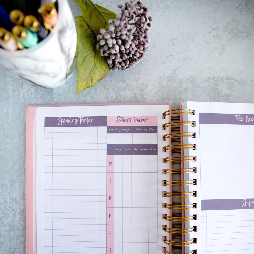 Hustle Hard, Sis - Undated, 7" x 9" Hard Cover  Weekly Monthly - Life Planner