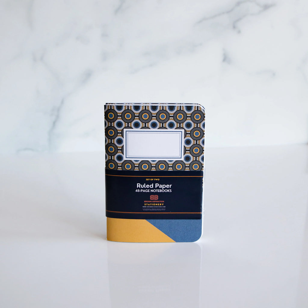 Ankara Wax #5 - Pocket Jotter - Set of Two