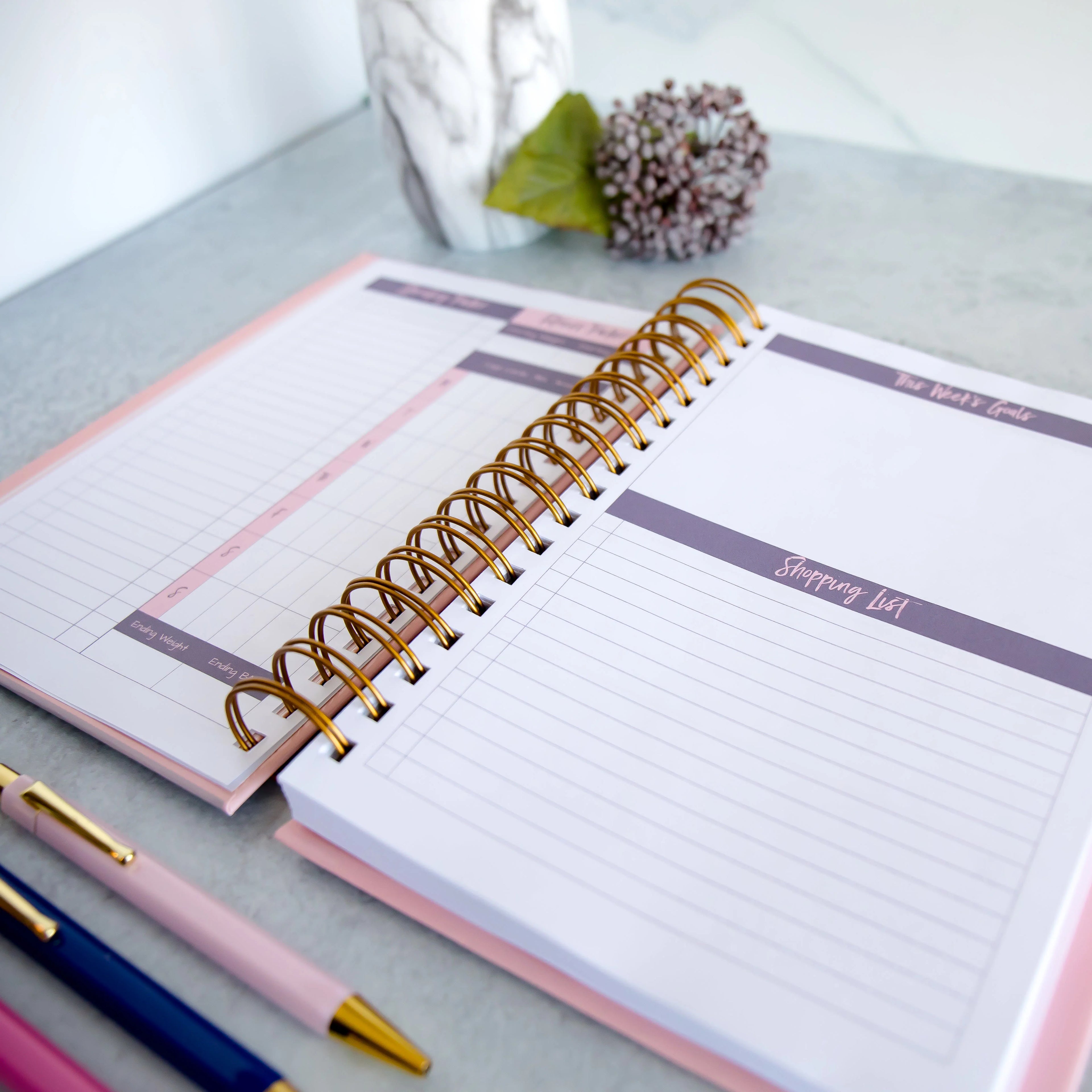 Hustle Hard, Sis - Undated, 7" x 9" Hard Cover  Weekly Monthly - Life Planner