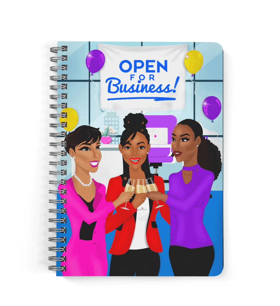 Open For Business - Spiral Notebook